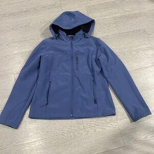 fjallraven nylon fleece lined trail hoodie size L